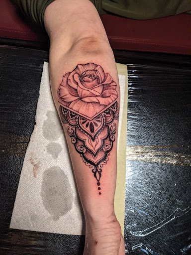 Explore tattoo shading ideas filler, creative tattoo ideas in Canonsburg, available at Against the Grain Tattoo Studio