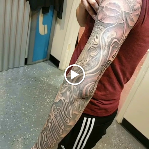 Explore mom name tattoo ideas for guys, creative tattoo ideas in Casper, available at TwoBulls Tattooing