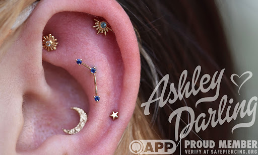 Explore forehead tattoo ideas, creative tattoo ideas in Jacksonville, available at Piercing by Ashley Darling