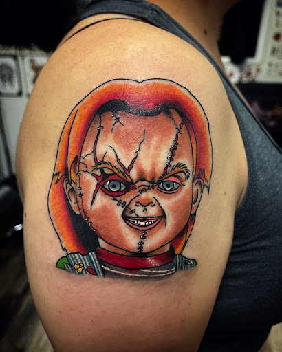 Explore tangled tattoo ideas, creative tattoo ideas in Madera, available at Sea Wolf Tattoo