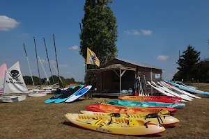 Funcenter location paddle canoë kayak catamaran lac du der Efoil surf électrique cours windsurf wingfoil voile image