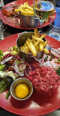 Steak tartare du Restaurant français Le Franklin Roosevelt à Fontainebleau - n°8