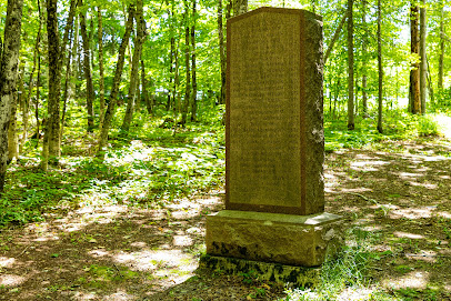Old 1870 burial ground and memorial