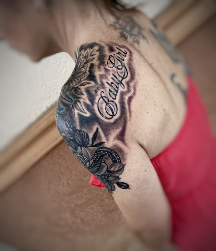 Explore tattoo ideas for legs, creative tattoo ideas in Fort Myers, available at Loyal 2 The Coil Tattoos & Piercings (Edison Mall Location Entrance F)