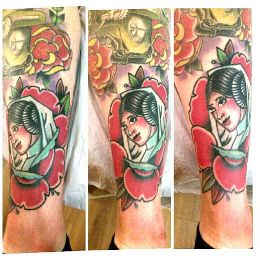 Explore tattoo of son's name ideas, creative tattoo ideas in Kansas City, available at Rose Tattoo Parlor