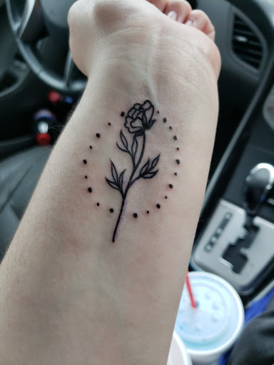 Explore name placement tattoo ideas, creative tattoo ideas in Cedar Creek, available at Inkd Out Tattoos