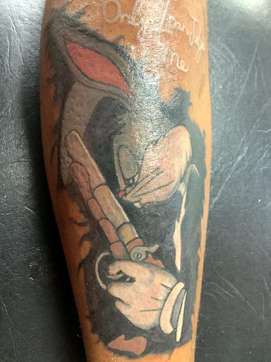 Explore christian tattoo ideas for men, creative tattoo ideas in Turner, available at Heathen Ink