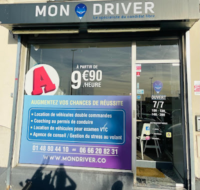 Mon Driver | Location voiture double commande 94 | Préparation examen pratique VTC à Champigny-sur-Marne