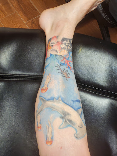 Explore memorial tattoo sleeve ideas, creative tattoo ideas in Oxford, available at Prevail Ink