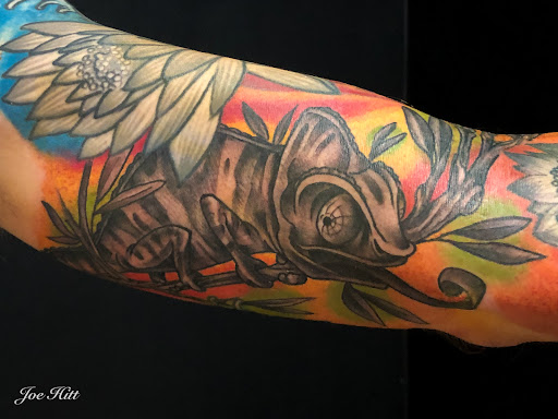 Explore medium sized tattoo ideas, creative tattoo ideas in Virginia Beach, available at World Famous Blue Horseshoe Tattoo and Piercing Independence