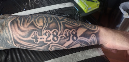 Explore hairline tattoo ideas, creative tattoo ideas in Shippensburg, available at LAZY WIZARD TATTOOS
