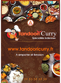 Restaurant indien Tandoori Curry | Restaurant Indien | Plats Emporter | Livraison | Cesson-Sévigné | à Cesson-Sévigné - menu / carte