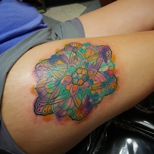Explore hand name tattoo ideas, creative tattoo ideas in Leesburg, available at Trademark Body Art