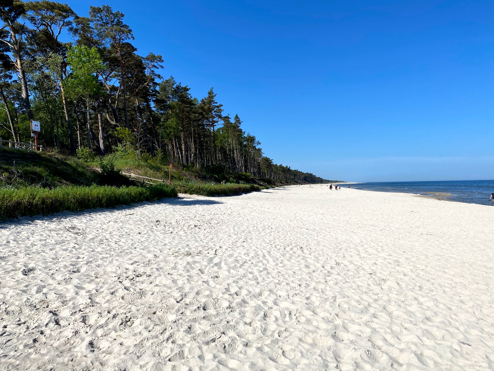 Photo of Lubiatowo Beach with bright fine sand surface