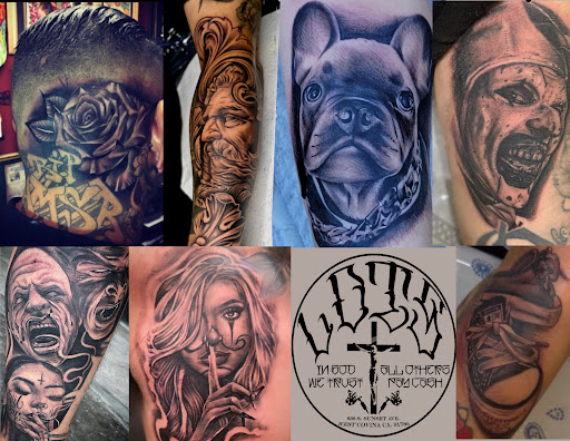 Explore griffin tattoo ideas, creative tattoo ideas in West Covina, available at Living Dreams Tattoo Shop