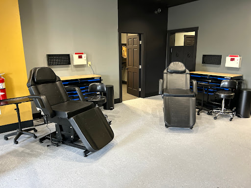 Explore male full sleeve tattoo ideas, creative tattoo ideas in Hubbard, available at Rise Above Tattoo