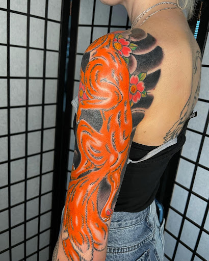 Explore tattoo on finger ideas, creative tattoo ideas in Edgewood, available at Wild Coyote Tattoo