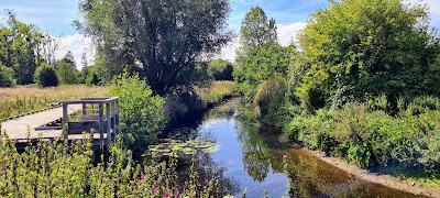Les bords de l'Aure à Bayeux