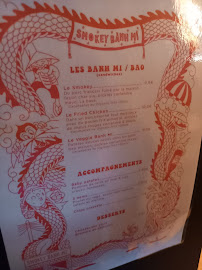 Smokey Banh Mi à Lille menu