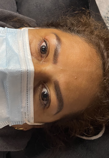 Explore black and white sleeve tattoo ideas, creative tattoo ideas in Savannah, available at Haute Brows. Cosmetic Tattoo