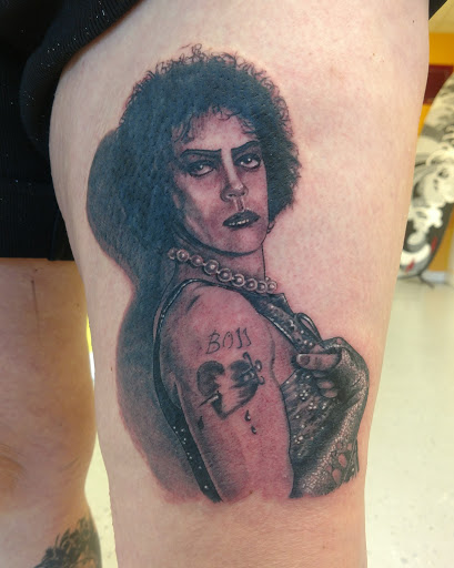 Explore dragon sleeve tattoo ideas, creative tattoo ideas in Marietta, available at Monkeys Uncle Tattoo