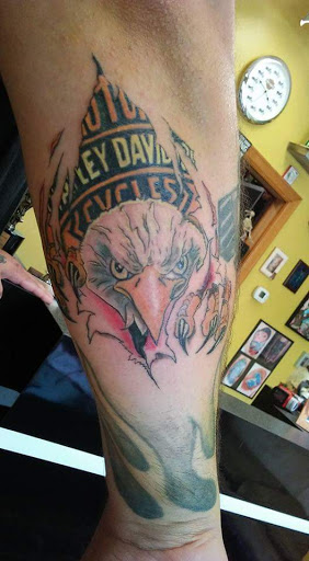 Explore tattoo music ideas, creative tattoo ideas in Storm Lake, available at Alley Cat Tattoo