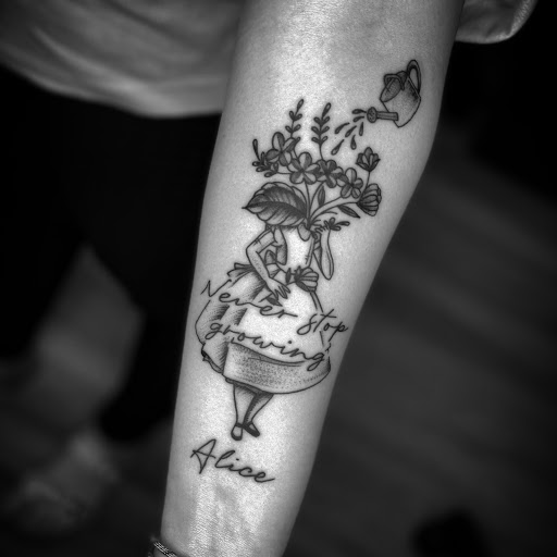 Explore cat memorial tattoo ideas, creative tattoo ideas in Elkview, available at Andy Electric Tattoos