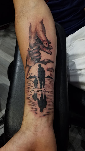 Explore men tattoo ideas forearm, creative tattoo ideas in Goshen, available at Goshen Ink Therapy And Body Piercing