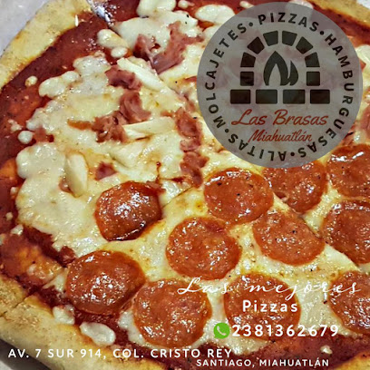 LAS BRASAS (pizzas, hamburguesas, alitas y molcaje - C. 7 Sur 914, Cristo Rey, 75820 Santiago Miahuatlán, Pue., Mexico