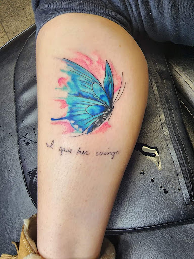 Explore i love you to the moon and back tattoo ideas, creative tattoo ideas in Wisconsin Dells, available at Twisted Dimensions Tattoo Studio