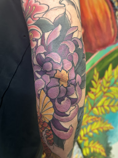 Explore jack of all trades tattoo ideas, creative tattoo ideas in Topeka, available at Looking Glass Tattoo & Gallery