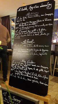 À Table Chez Eric Leautey à Thoiry menu
