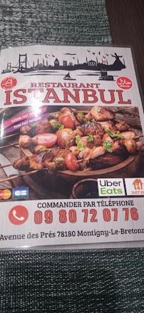 Restaurant Istanbul à Montigny-le-Bretonneux carte