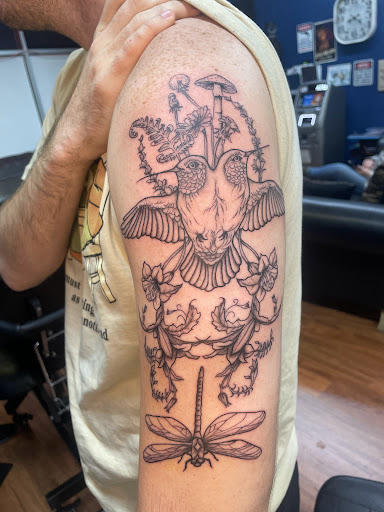 Explore brain cancer tattoo ideas, creative tattoo ideas in Cocoa, available at Rorschach Tattoo Shop and Piercing Studio