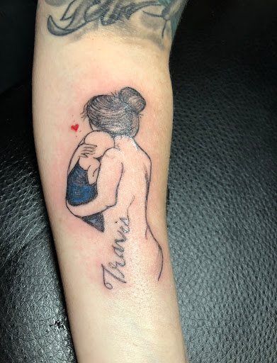 Explore siren tattoo ideas, creative tattoo ideas in Blackwood, available at Candi Girl Ink