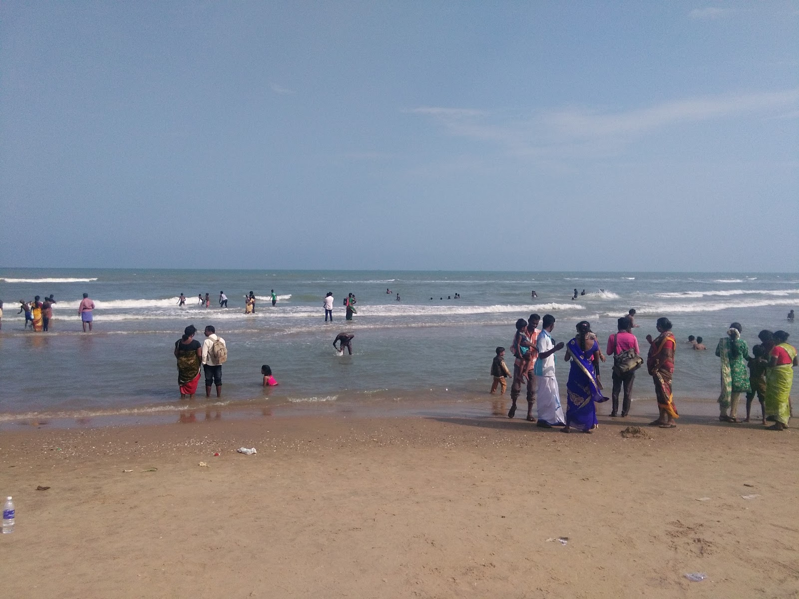 Fotografie cu Velankanni Beach - locul popular printre cunoscătorii de relaxare