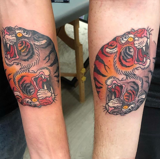 Explore tattoo ideas for hair stylist, creative tattoo ideas in Dallas, available at Change of Tides Tattoo