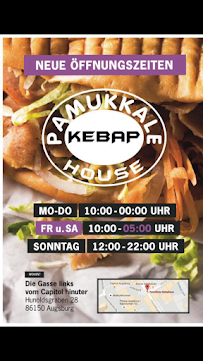 Restaurant Pamukkale Kebaphaus à Augsburg menu