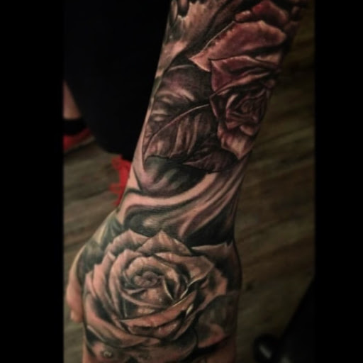 Explore mama bear tattoo ideas, creative tattoo ideas in Murrieta, available at CON INK TATTOOS LLC