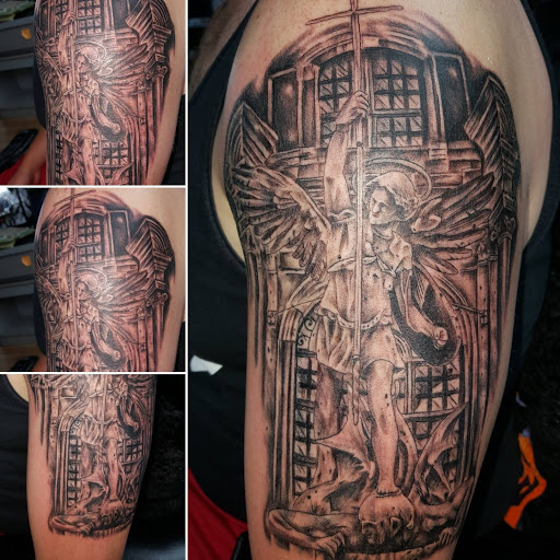 Explore bartender tattoo ideas, creative tattoo ideas in Camby, available at Sick With It Tattoos