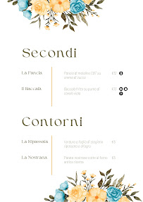 Il Borgo di Bagnaia à Bagnaia menu