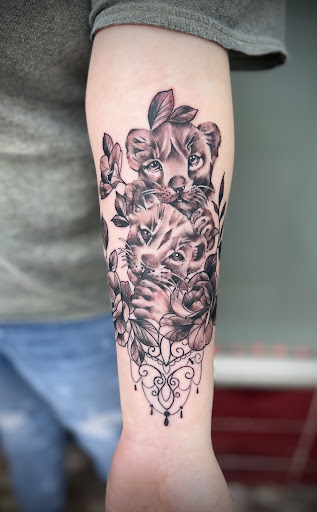 Explore brotherly tattoo ideas, creative tattoo ideas in Castle Rock, available at Hidden Thorn Tattoo Studio