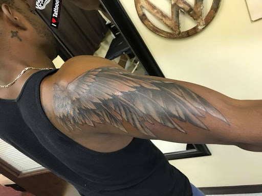 Explore wiccan tattoo ideas, creative tattoo ideas in Warrior, available at The Great Wilderness Tattoo