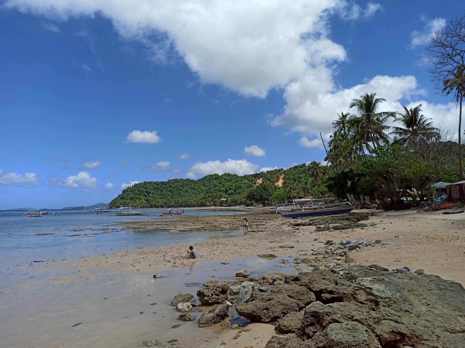Photo of Caalan Beach and the settlement