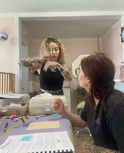 Explore shoulder mens tattoo ideas, creative tattoo ideas in San Diego, available at Honey Natural Cosmetic Tattooing & Training