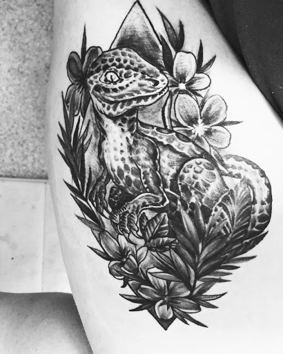 Explore tattoo ideas for happiness, creative tattoo ideas in Slippery Rock, available at Dinky Dachshund Tattoo Parlor