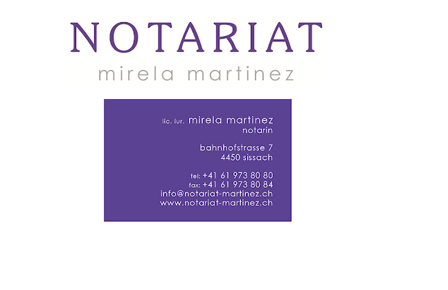 Notariat Mirela Martinez - Allschwil
