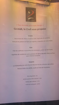 Restaurant Le 2 rue des Dames à Rennes - menu / carte