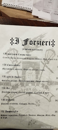 Carte du DRUNKEN SAILOR BIRRERIA à Naples