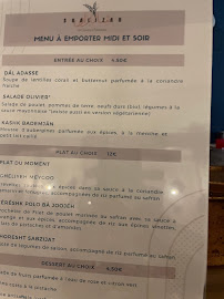 Restaurant Shalizar à Toulouse carte